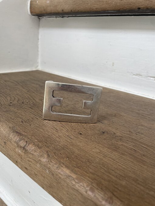Gürtelschließen STEPPING SILVER MATT (UJ02)
