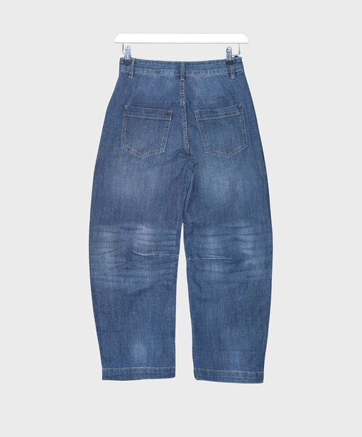 Coole Barrel Jeans “CAROLIN” dark blue (H17)