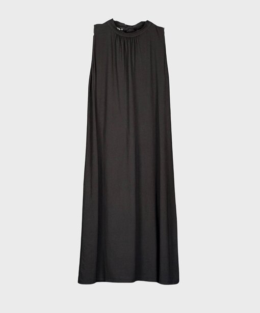 Langes A-Linien-Kleid “LESEDI” schwarz (GW91)