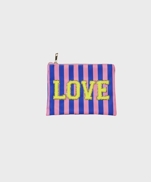 Kleine Statement Pouch “BILLIE” love/stripe (AS07)