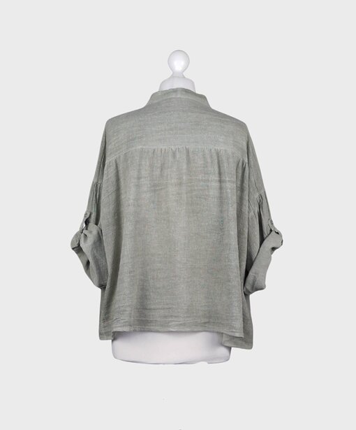 Lockere Sommerbluse “RAQUEL” khaki (GW86)