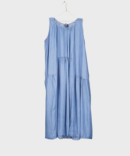 Sommer Denim Kleid “LIYA” middle blue (GW88)