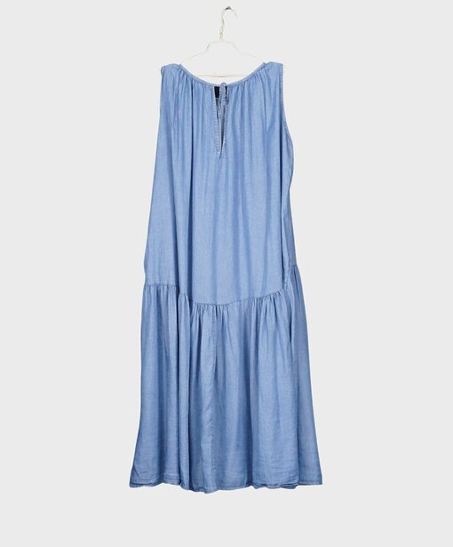 Sommer Denim Kleid “LIYA” middle blue (GW88)