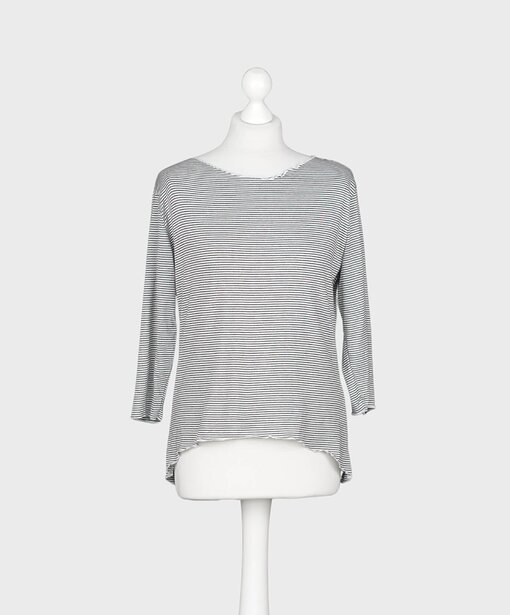 Streifenshirt “JANET” anthrazit (BA19)