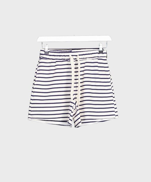 Sportliche Streifen Shorts “HANNI” marine/creme (GW202)