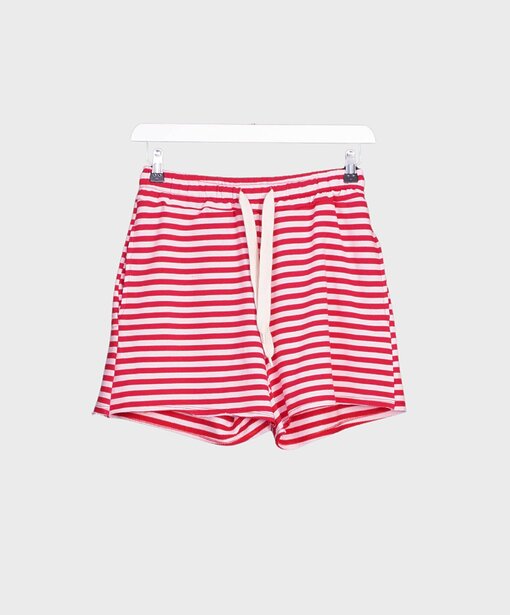 Sportliche Streifen Shorts “HANNI” rosa/rot (GW202)