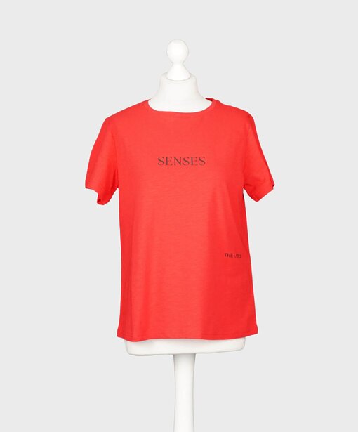 SENSES. THE LABEL – Leichtes Shirt “TOSCA” spicy red (SE09)
