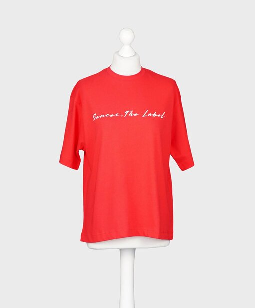 Oversized T-Shirt “TECLA” spicy red (SE30)