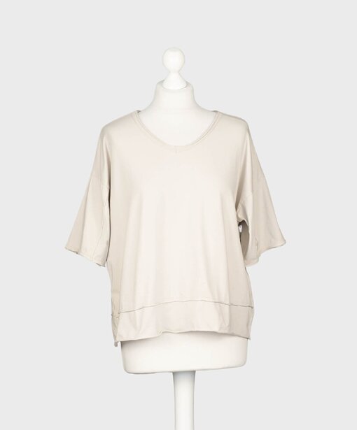 Lockeres Shirt “ALJONA” beige (BA51)