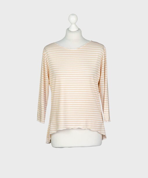 Streifenshirt “JANICE” beige/weiß (BA12)