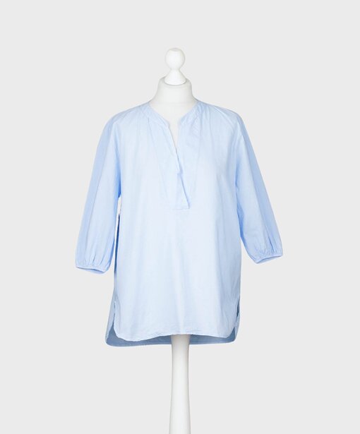 Leichte Schlupfbluse “THERESA” hellblau (HB06)