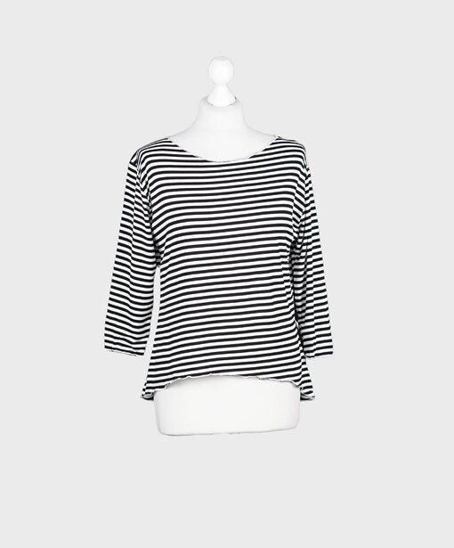 Streifenshirt “JANICE” schwarz/weiß (BA12)