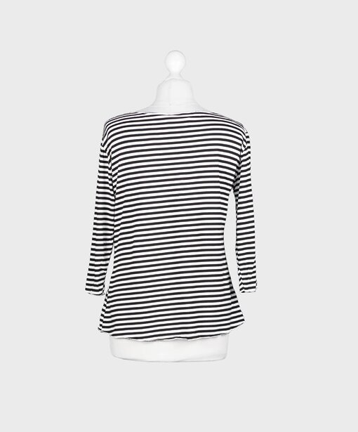 Streifenshirt “JANICE” schwarz/weiß (BA12)