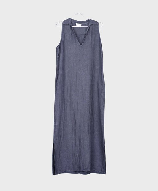 Leinenkleid “ROSITA” dunkelblau (GW62)
