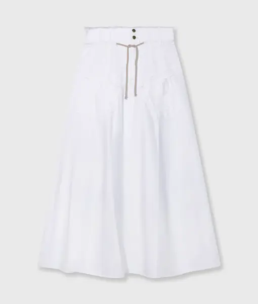 High Waist Rock “SELINA” optic white (10D77)