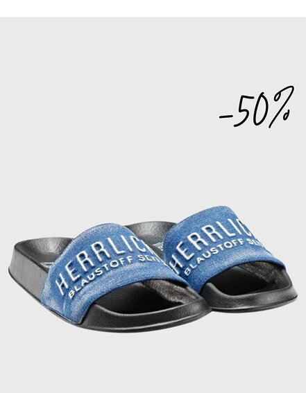 HERRLICHER - Unisex Jeans Pantolette "BLAUSTOFF" (HL110)