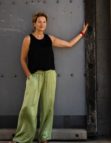 FRAUENSACHE - Edle Hose mit Seide "AMAYA" (H07)