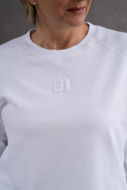 Soft Touch Sweater “LUNA” white (PI17)