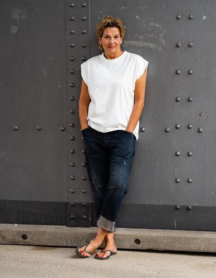 ELIAS RUMELIS - Jeans "SENDY" lazy blue (ER77)