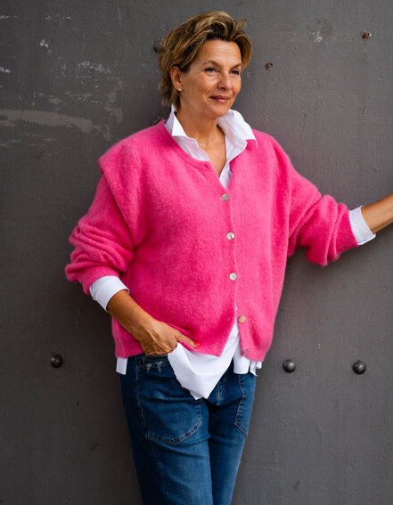 FRAUENSACHE - Alpaka Strickcardigan "JANE" (GW15)
