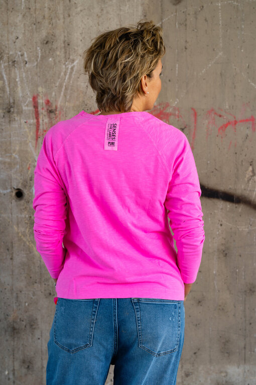 Basic Longsleeve “TABBY” vivid pink (SE44)