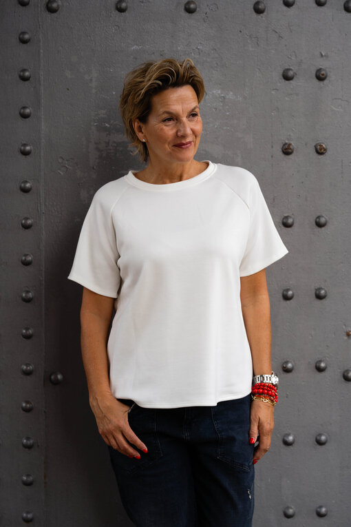 Softes Shirt “EVELYN” wollweiß (BA53)