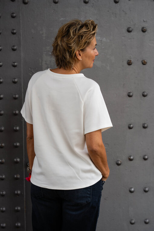 Softes Shirt “EVELYN” wollweiß (BA53)