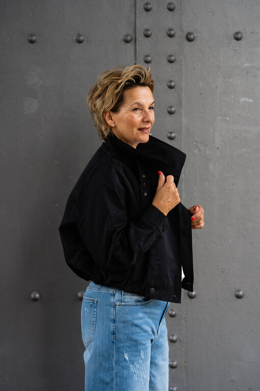 Coole Kurzjacke “RILEY” schwarz (GW65)/Coole Kurzjacke “RILEY” schwarz (GW65)