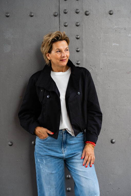 Coole Kurzjacke “RILEY” schwarz (GW65)/Coole Kurzjacke “RILEY” schwarz (GW65)