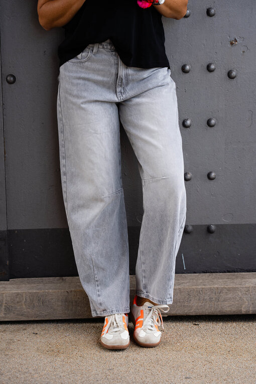 Weite Jeans “ALENA” light grey (H39)