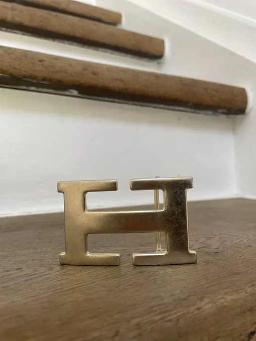 Gürtelschließen SMILE vintage gold (UJ02)