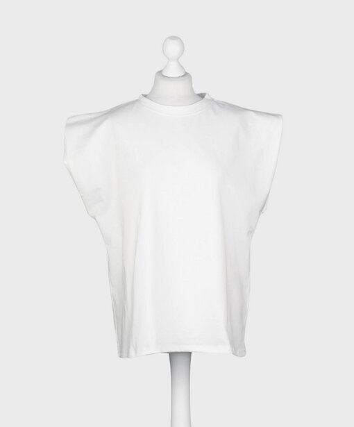 Ärmelloses Shirt “LILIAN” wollweiß (BA49)