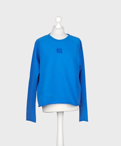 Soft Touch Sweater “LUNA” royal blue (PI17)