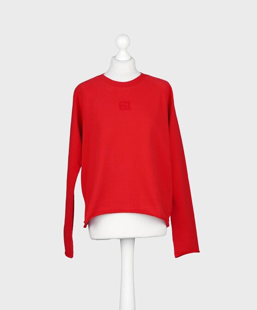 Soft Touch Sweater “LUNA” tomato (PI17)