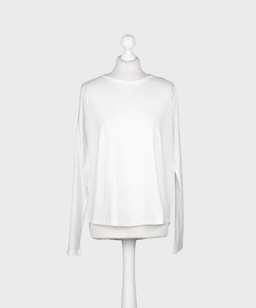 Lockeres Langarmshirt “VICTORIA” white (PI14)