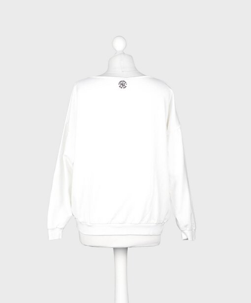 Soft Sweater “ALINA” white/black (PI10)
