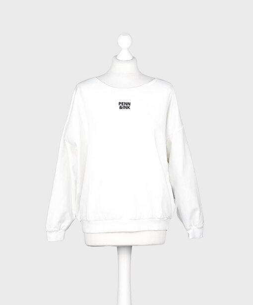 Soft Sweater “ALINA” white/black (PI10)