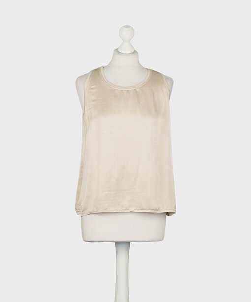Edles Top mit Seide “FILIZ” beige (BA36)