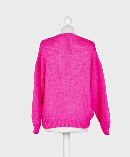 Strickpullover “KAMILE” vivid pink (SE04)