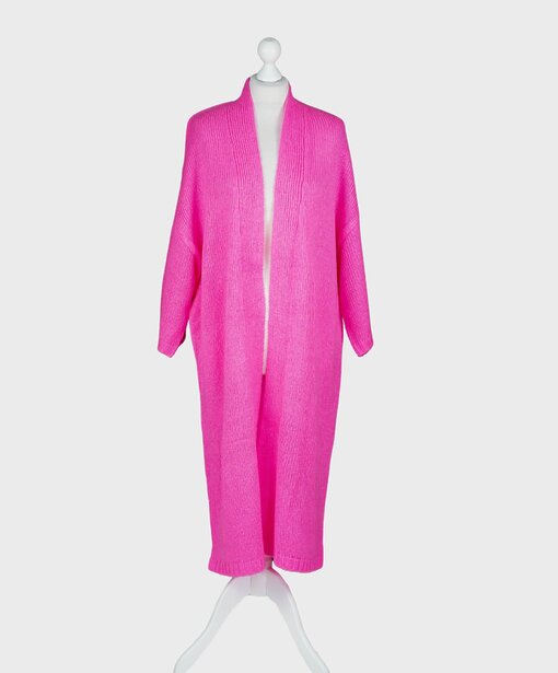 Lässiger Cardigan “KALLE” vivid pink (SE01)