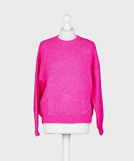 Strickpullover “KAMILE” vivid pink (SE04)