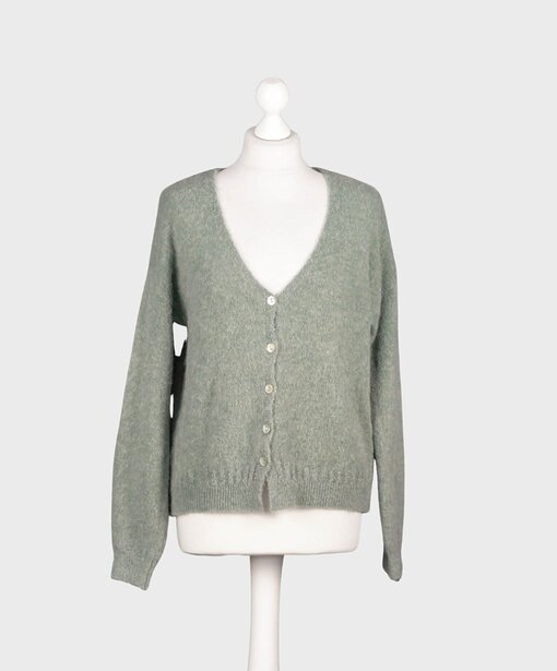 Kuschelige Strickjacke “SAMIRA” khaki (GW05)