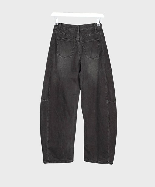 Weite O-Shape Jeans “ALEXIA” black (H32)