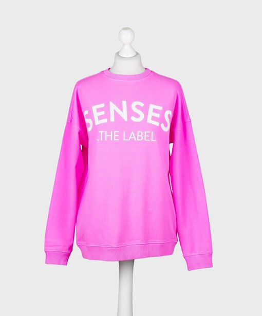 Statement Sweatshirt “SMILLA” vivid pink (SE52)
