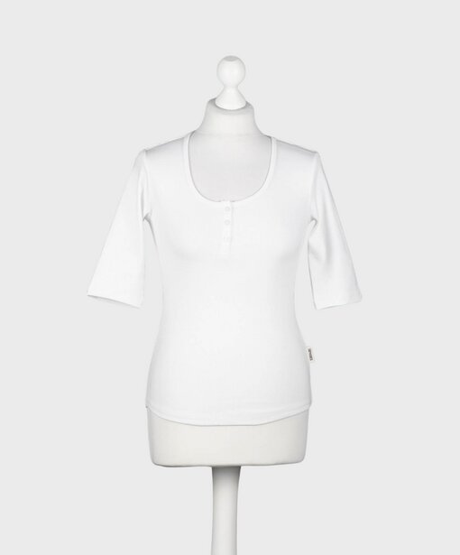 Geripptes Shirt “TOVE” optic white (SE51)