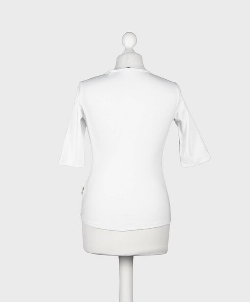 Geripptes Shirt “TOVE” optic white (SE51)
