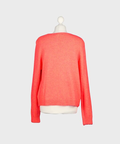 Weiche Strickjacke  “ELOWEN” orange (GW02)