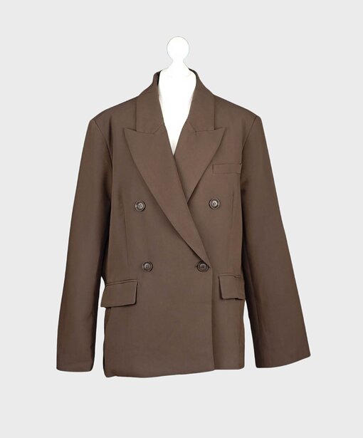 Stylischer Blazer “VIKTORIA” schokobraun (B01)