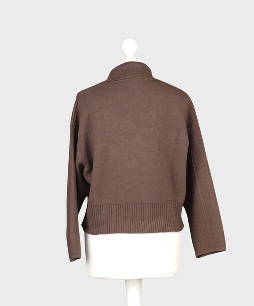 Kurze Strickblazer “KATHRIN” schokobraun (GW17)