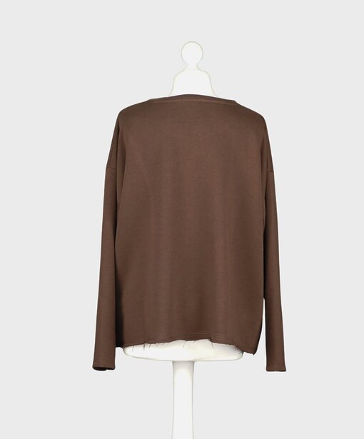 Leichter Sweater “NORINA” schokobraun (GW41)